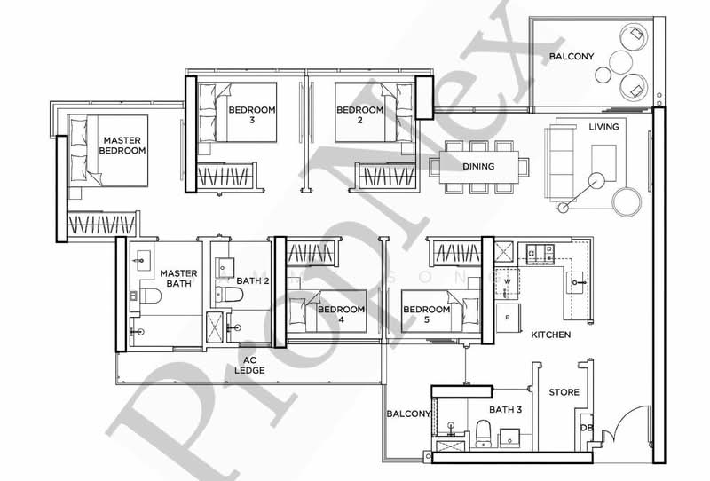 Gem Residences, 1 Lorong 5 Toa Payoh, 5 Bedrooms, 1,313 sqft, Condominium For Sale, by Sammy Song, 500146847 - PropertyGuru.com.sg
