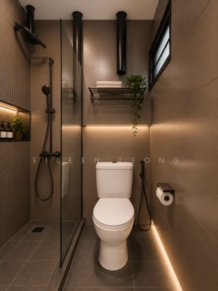207 Ang Mo Kio Avenue 1, 207 Ang Mo Kio Avenue 1, 3 Bedrooms, 1,044 sqft, HDB Flat For Sale, by Eileen Leong, 500146850 - Master Toilet - For Illustration only - PropertyGuru.com.sg