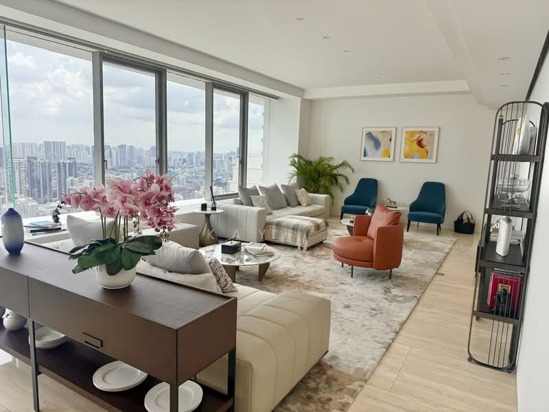 Ardmore Residence, 7 Ardmore Park, 4 Bedrooms, 3,186 sqft, Condominium For Rent, by Kay. ., 500146883 - Living Room - PropertyGuru.com.sg