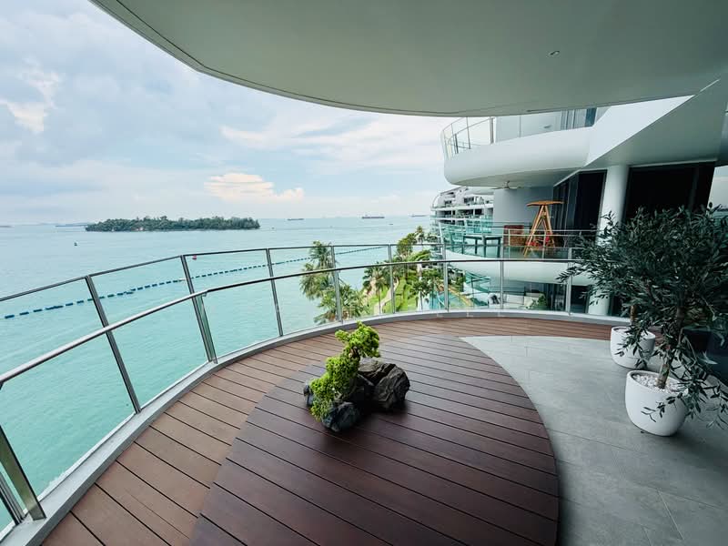 Seascape @ Sentosa Cove, 57 Cove Way, 3 Bedrooms, 2,174 sqft, Condominium For Sale, by Murphy Lee, 500146895 - Balcony - PropertyGuru.com.sg