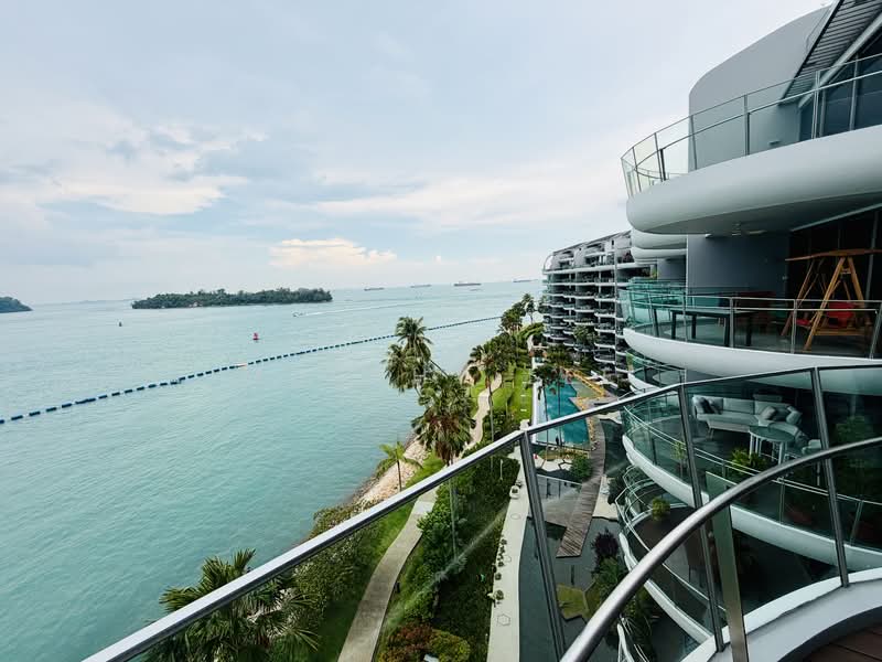 Seascape @ Sentosa Cove, 57 Cove Way, 3 Bedrooms, 2,174 sqft, Condominium For Sale, by Murphy Lee, 500146895 - Balcony - PropertyGuru.com.sg