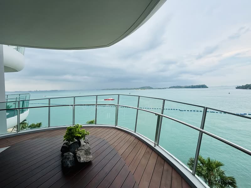 Seascape @ Sentosa Cove, 57 Cove Way, 3 Bedrooms, 2,174 sqft, Condominium For Sale, by Murphy Lee, 500146895 - Balcony - PropertyGuru.com.sg