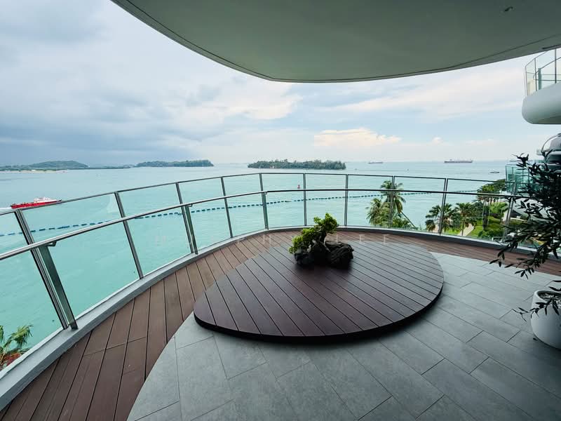 Seascape @ Sentosa Cove, 57 Cove Way, 3 Bedrooms, 2,174 sqft, Condominium For Sale, by Murphy Lee, 500146895 - Balcony - PropertyGuru.com.sg