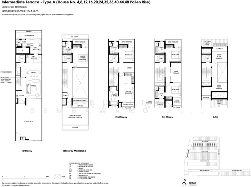 Pollen Collection II, , 5 Bedrooms, 1,614 sqft, Terraced House For Sale, by Alvin Kwan, 500146929 - PropertyGuru.com.sg