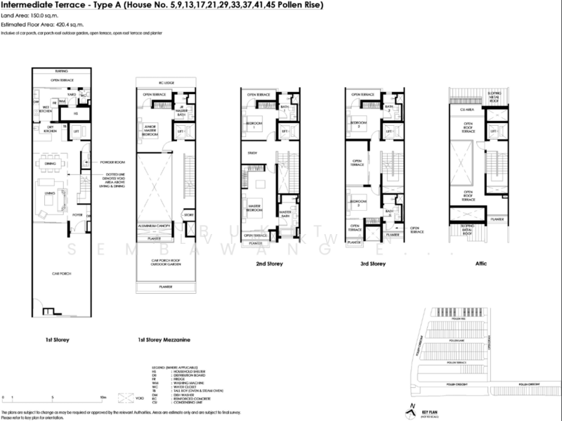 Pollen Collection II, , 5 Bedrooms, 1,614 sqft, Terraced House For Sale, by Alvin Kwan, 500146929 - PropertyGuru.com.sg