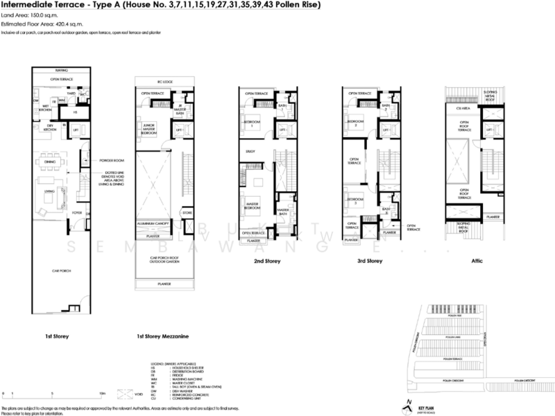 Pollen Collection II, , 5 Bedrooms, 1,614 sqft, Terraced House For Sale, by Alvin Kwan, 500146929 - PropertyGuru.com.sg