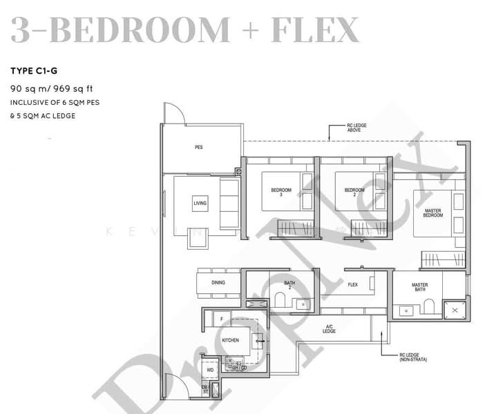 TOP! Genuine Listing! Cheap 3br Patio Unit @ Lentor Modern!, , 3 Bedrooms, 969 sqft, Condominium For Sale, by Kevin Aw 胡锦胜, 500146957 - PropertyGuru.com.sg
