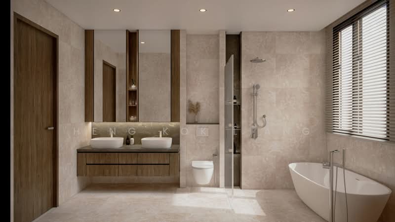 Springleaf Collection, 47 Meng Suan Road, 6 Bedrooms, 3,100 sqft, Terraced House For Sale, by Heng Kok Liang, 500146967 - Bathroom - PropertyGuru.com.sg