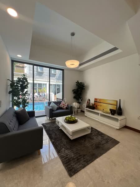 Greenwood Mews, 271 Greenwood Avenue, 4 Bedrooms, 3,154 sqft, Cluster House For Sale, by Heng Kok Liang, 500146969 - Living Room - PropertyGuru.com.sg