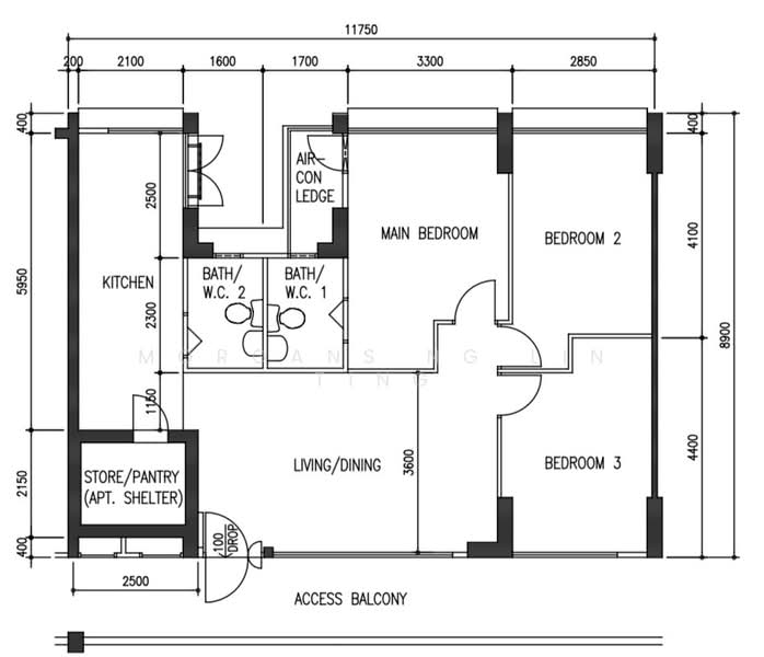 144 Lorong 2 Toa Payoh, 144 Lorong 2 Toa Payoh, 3 Bedrooms, 969 sqft, HDB Flat For Sale, by Morgans Ng Lin Ting, 500146972 - PropertyGuru.com.sg