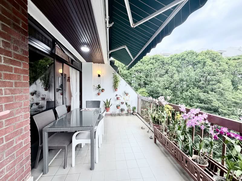 Nim Gardens, 71 Nim Road, 3 Bedrooms, 2,217 sqft, Condominium For Sale, by Qristine Goh, 500146974 - Balcony - PropertyGuru.com.sg