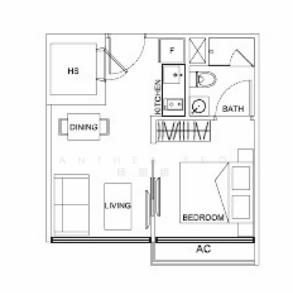 Loft@Holland, 151 Holland Road, 1 Bedroom, 323 sqft, Condominium For Rent, by Anthea Yeo 杨丽娇, 500147061 - PropertyGuru.com.sg