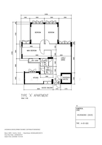 687B Woodlands Drive 75, 687B Woodlands Drive 75, 3 Bedrooms, 1,022 sqft, HDB Flat For Sale, by Syafiq Rauf, 500147118 - PropertyGuru.com.sg