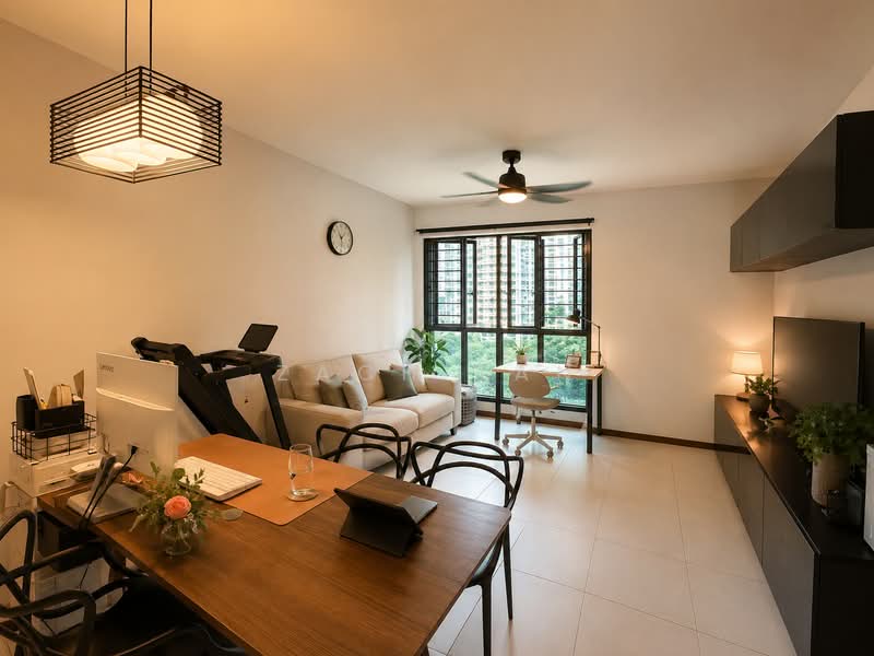 89 Dawson Road, 89 Dawson Road, 3 Bedrooms, 893 sqft, HDB Flat For Sale, by Zach Tan, 500147130 - Living Room - PropertyGuru.com.sg