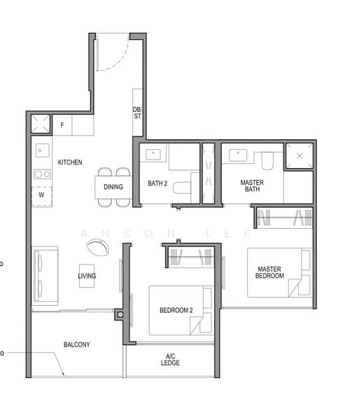 Park Colonial, 10 Woodleigh Lane, 2 Bedrooms, 678 sqft, Condominium For Rent, by Anson Lee, 500147205 - PropertyGuru.com.sg