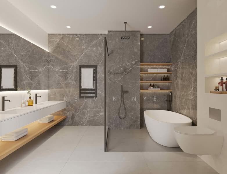 CHEAP!! Brand NEW 5BR Terrace with Full Designer Furnishings!! (S7777), , 5 Bedrooms, 5,425 sqft, Terraced House For Sale, by Kelvin Nye, 500147247 - Bathroom - PropertyGuru.com.sg