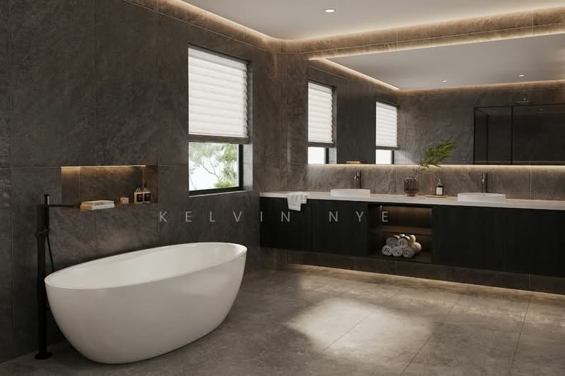 CHEAP!! Brand NEW 5BR Detached with Lift, Attic and Pool (S7777), , 5 Bedrooms, 9,407 sqft, Detached House For Sale, by Kelvin Nye, 500147278 - Bathroom - PropertyGuru.com.sg