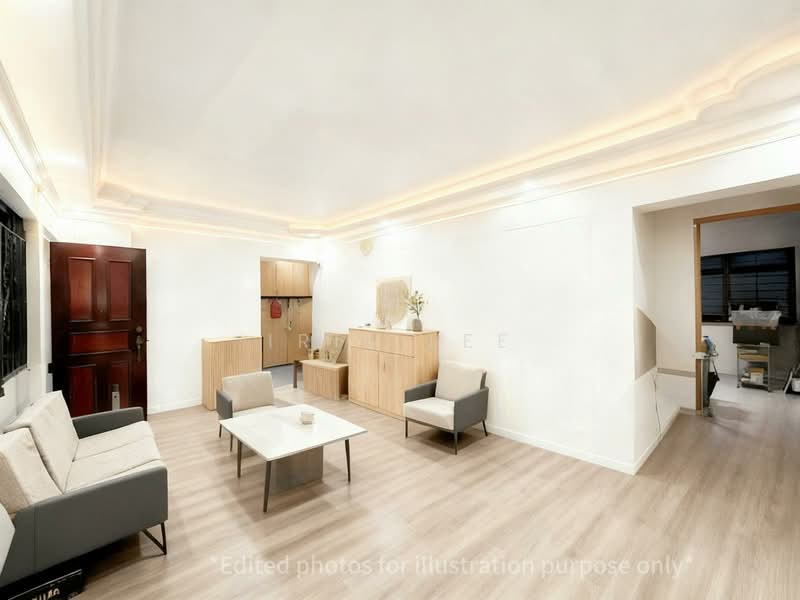 144 Lorong 2 Toa Payoh, 144 Lorong 2 Toa Payoh, 3 Bedrooms, 969 sqft, HDB Flat For Sale, by Iris Lee, 500147287 - Living Room (artist impression) - PropertyGuru.com.sg