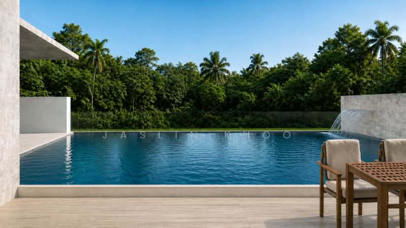 🏡 District 10 Brand New Semi-Detached 1KM to Henry Park Primary 🏫, , 7 Bedrooms, 9,486 sqft, Semi-Detached House For Sale, by Jaslin Khoo, 500147304 - Elevated Infinity Pool Facing Forest - PropertyGuru.com.sg