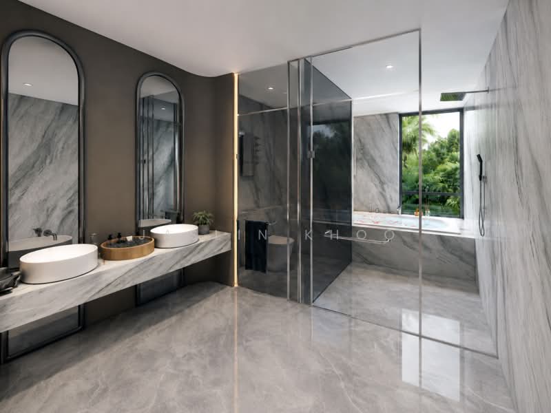 🏡 District 10 Brand New Semi-Detached 1KM to Henry Park Primary 🏫, , 7 Bedrooms, 9,486 sqft, Semi-Detached House For Sale, by Jaslin Khoo, 500147304 - Master Suite Bath - PropertyGuru.com.sg