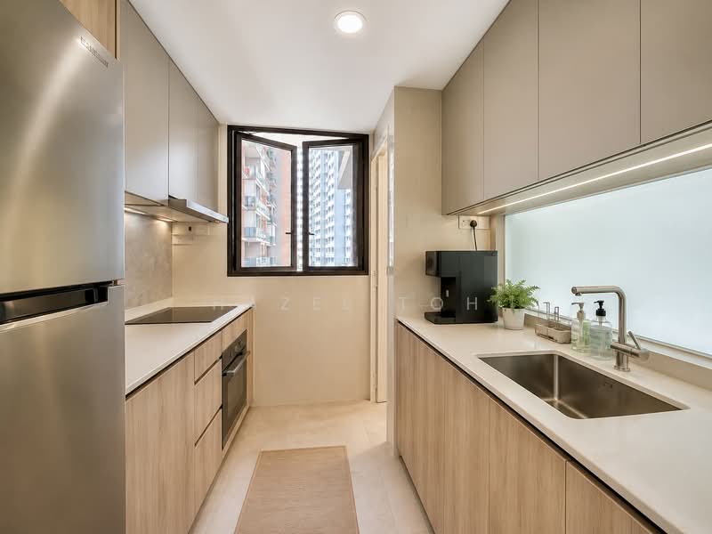 AMO Residence, 21 Ang Mo Kio Rise, 3 Bedrooms, 1,044 sqft, Condominium For Rent, by Hazel Toh, 500147393 - Kitchen - PropertyGuru.com.sg
