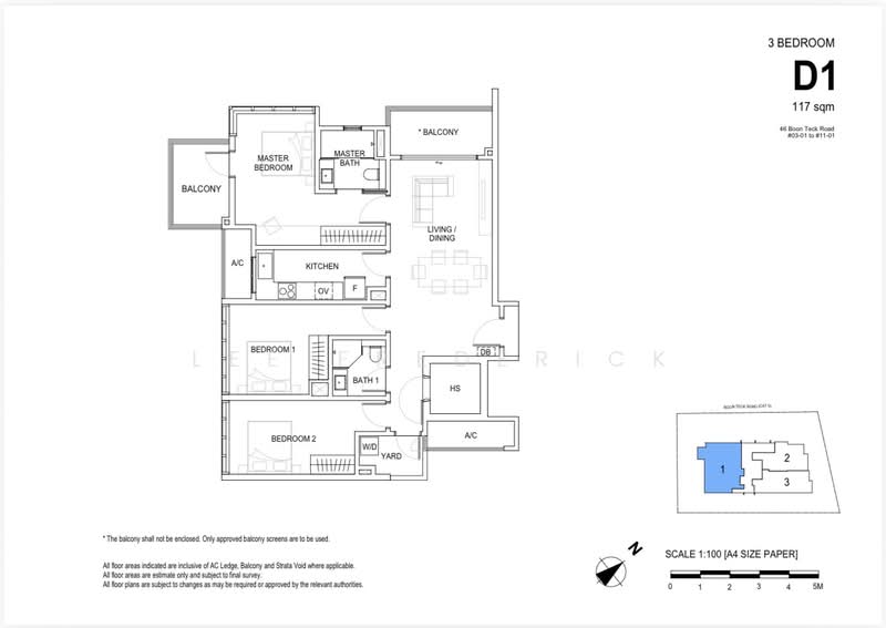 46 Boon Teck Road, , 3 Bedrooms, 1,258 sqft, Condominium For Sale, by Lee Frederick, 500147430 - PropertyGuru.com.sg