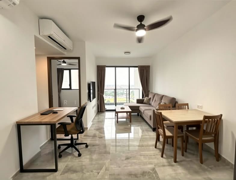 Affinity At Serangoon, Hougang / Punggol / Sengkang, 2 Bedrooms, 732 sqft, Condominium For Sale, by Richard Ho, 500147440 - Living Room w Virtual Furniture - PropertyGuru.com.sg