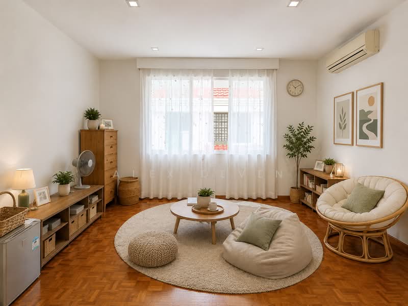 2 storey detached home near Kembangan MRT, , 4 Bedrooms, 6,000 sqft, Detached House For Sale, by Alex Deven, 500147464 - Living Room - PropertyGuru.com.sg