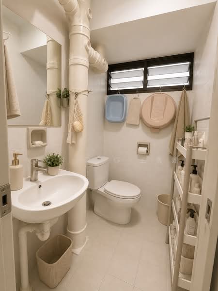 328 Ang Mo Kio Avenue 3, 328 Ang Mo Kio Avenue 3, 3 Bedrooms, 786 sqft, HDB Flat For Sale, by Jen Ong 王秀嬌, 500147486 - Bathroom - PropertyGuru.com.sg