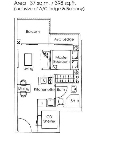 Parc Imperial, 253 Pasir Panjang Road, Buona Vista / West Coast / Clementi New Town, Studio, 398 sqft, Condominium For Sale, by Tan Hui Ming, 500147488 - PropertyGuru.com.sg