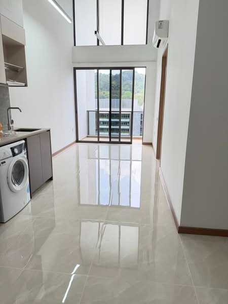 The Botany at Dairy Farm, 5 Dairy Farm Walk, 1 Bedroom, 710 sqft, Condominium For Sale, by Angeline Chan, 500147532 - Living Hall with Double Volume Ceiling - PropertyGuru.com.sg