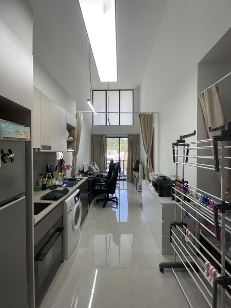 The Botany at Dairy Farm, 5 Dairy Farm Walk, 1 Bedroom, 710 sqft, Condominium For Sale, by Angeline Chan, 500147532 - Livings Hall with Double Volume Ceiling - PropertyGuru.com.sg
