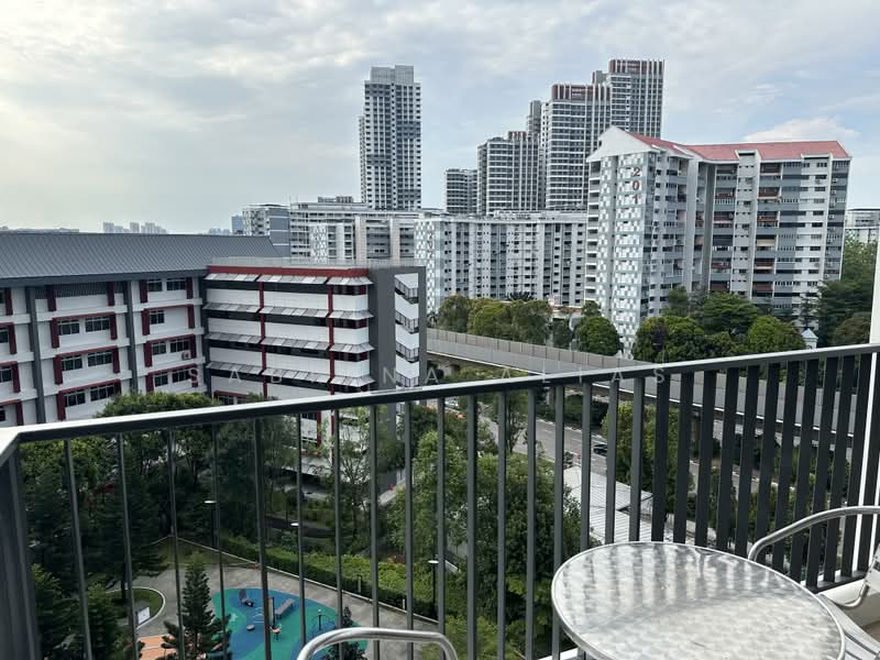 The Trilinq, 28A Jalan Lempeng, 3 Bedrooms, 936 sqft, Condominium For Rent, by Sabrina Alias, 500147537 - Balcony - PropertyGuru.com.sg