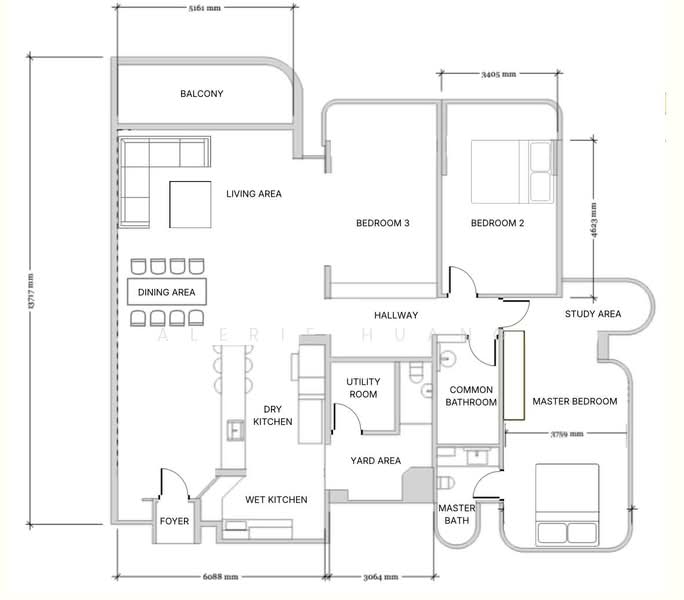 Ocean Park, 526 East Coast Road, 3 Bedrooms, 2,110 sqft, Condominium For Rent, by Alerie Huang, 500147545 - PropertyGuru.com.sg