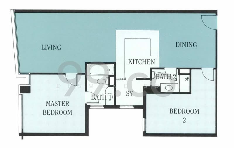 UE Square, 205 River Valley Road, Studio, 290 sqft, Condominium For Rent, by Desmond Soh, 500147623 - PropertyGuru.com.sg