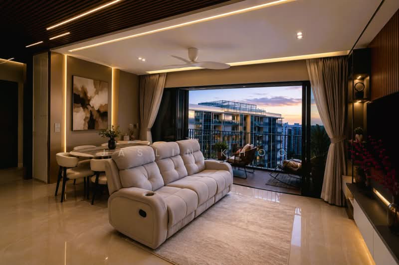 Sengkang Grand Residences, 74 Compassvale Bow, 4 Bedrooms, 1,313 sqft, Condominium For Sale, by Jaslin Khoo, 500147641 - Living Room - Touchup Image - PropertyGuru.com.sg