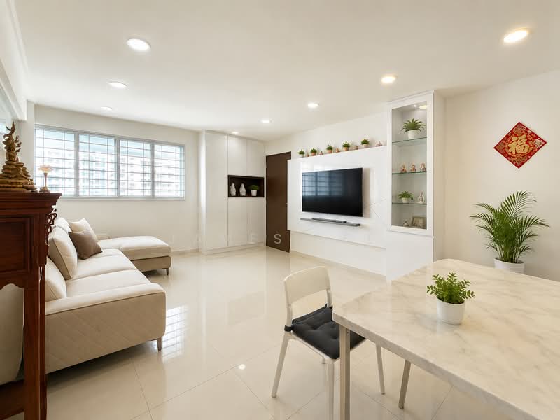 411 Commonwealth Avenue West, 411 Commonwealth Avenue West, 3 Bedrooms, 1,044 sqft, HDB Flat For Sale, by James Lee, 500147646 - Living Room - PropertyGuru.com.sg
