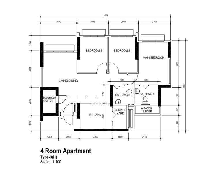422B Northshore Dr, 422B Northshore Dr, 3 Bedrooms, 1,001 sqft, HDB Flat For Sale, by Adira Deng, 500147687 - PropertyGuru.com.sg