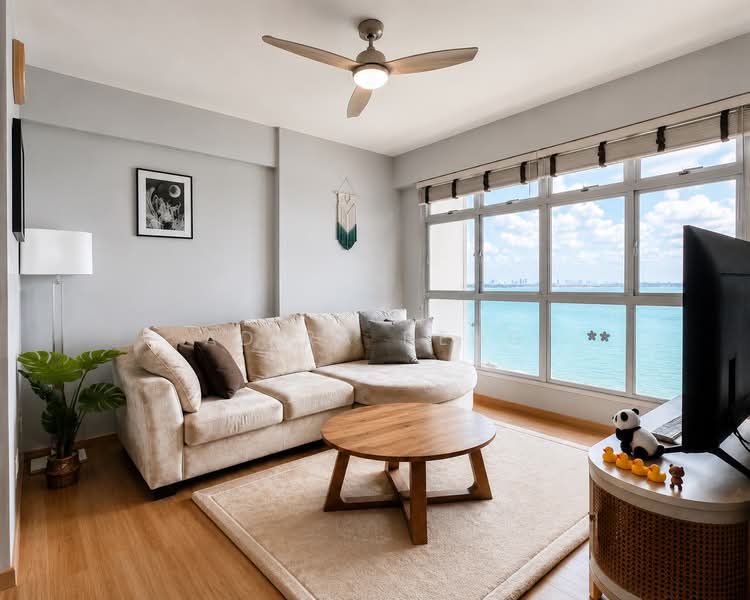 422B Northshore Dr, 422B Northshore Dr, 3 Bedrooms, 1,001 sqft, HDB Flat For Sale, by Adira Deng, 500147687 - Living Room - PropertyGuru.com.sg