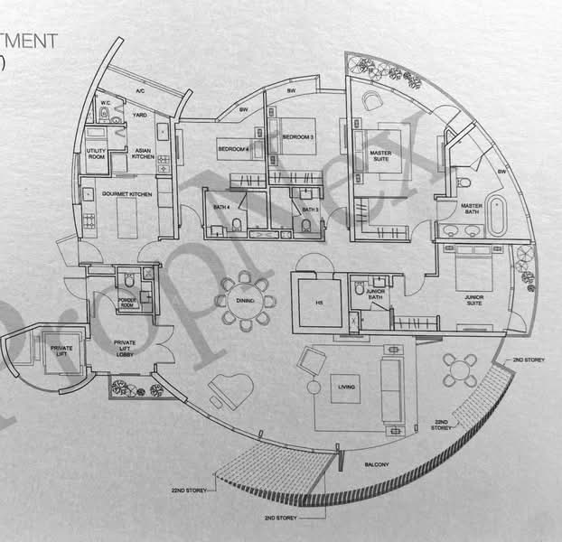 Cliveden at Grange, 100 Grange Road, 4 Bedrooms, 2,842 sqft, Condominium For Rent, by Avril Bin, 500147715 - PropertyGuru.com.sg