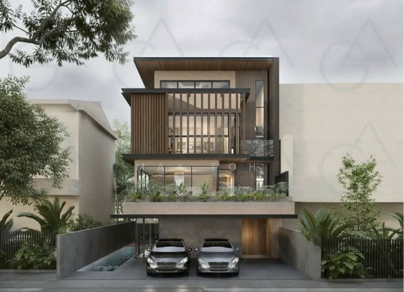 ⭐️⭐️LANDED772 @ D19 BRAND NEW SERANGOON 2 STY WITH MEZZANNIE & ATTIC, Serangoon Gardens, 7 Bedrooms, 4,200 sqft, Semi-Detached House For Sale, by Max Toh, 500147749 - Exterior - PropertyGuru.com.sg