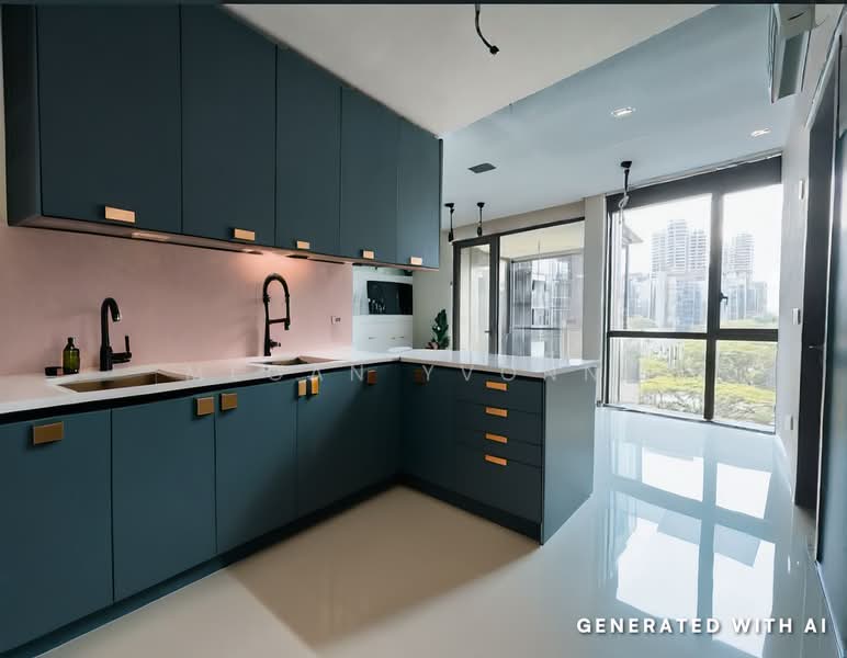 Hyll on Holland, 89 Holland Road, 2 Bedrooms, 700 sqft, Condominium For Sale, by Megan Yvonne, 500147835 - Kitchen - PropertyGuru.com.sg