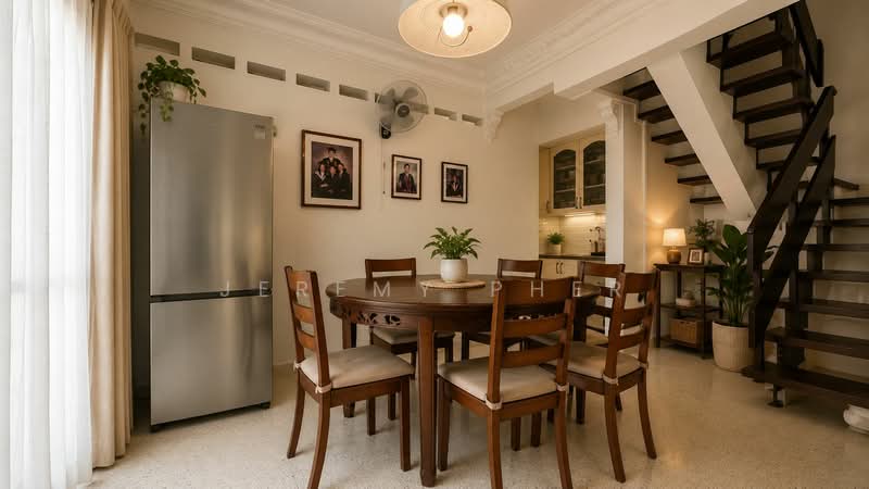 Huge Corner Terrace Near MRT, Ideal for Rebuild. Squarish Land Plot!, Li Hwan Drive, Lorong Chuan, Serangoon Garden, Tai Hwan Heights, 4 Bedrooms, 2,500 sqft, Corner Terrace For Sale, by Jeremy Pher, 500147836 - AI photo for illustration purpose only - PropertyGuru.com.sg
