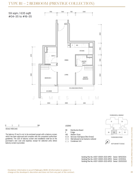 Aurea, 802 Beach Road, 2 Bedrooms, 635 sqft, Condominium For Sale, by James Lim, 500147850 - PropertyGuru.com.sg