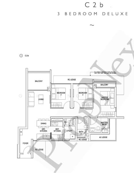 Riverbank at Fernvale, 13 Fernvale Close, 3 Bedrooms, 1,044 sqft, Condominium For Sale, by Goh Keng Yew, 500147852 - PropertyGuru.com.sg