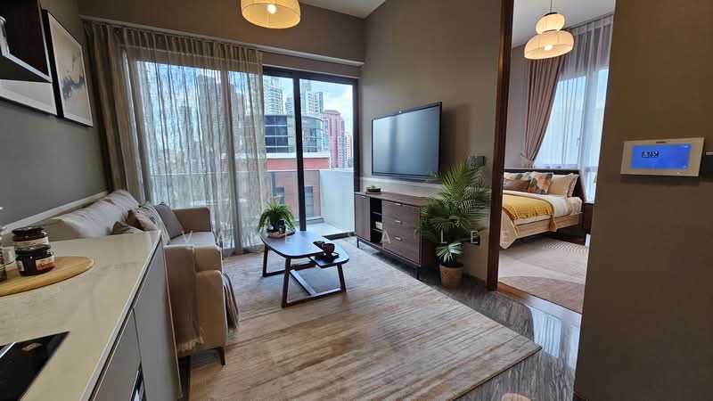 Grange 1866, 74 Grange Rd, 1 Bedroom, 527 sqft, Condominium For Sale, by Vanessa Lee, 500147883 - Living Room - PropertyGuru.com.sg
