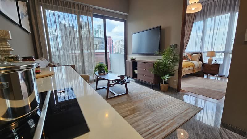 Grange 1866, 74 Grange Rd, 1 Bedroom, 527 sqft, Condominium For Sale, by Vanessa Lee, 500147883 - Living Room - PropertyGuru.com.sg