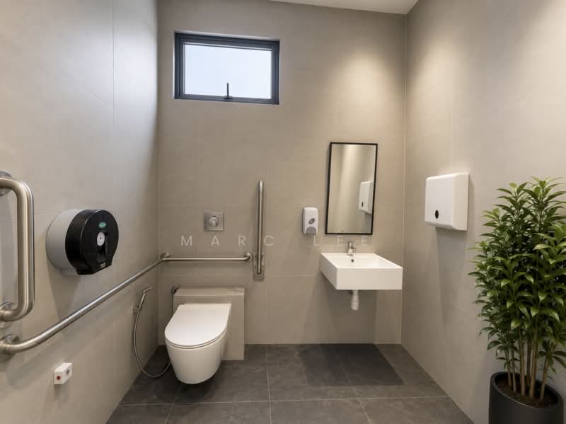 Space 18, 18 Lorong Ampas, 1,787 sqft, Light Industrial (B1) For Sale, by Marc Lee, 500147896 - Bathroom - CommercialGuru.com.sg