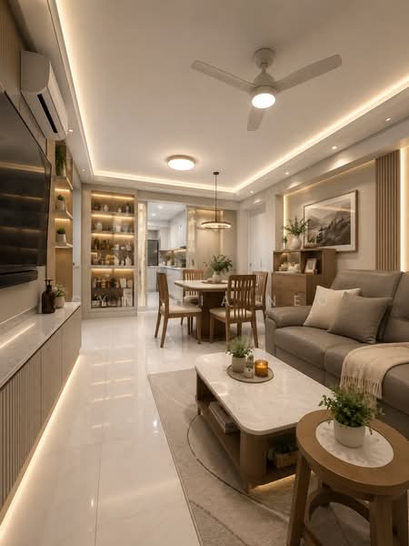4 Lorong 7 Toa Payoh, 4 Lorong 7 Toa Payoh, 2 Bedrooms, 732 sqft, HDB Flat For Sale, by Cynthia Neo, 500147920 - Living Room (illustration purposes) - PropertyGuru.com.sg