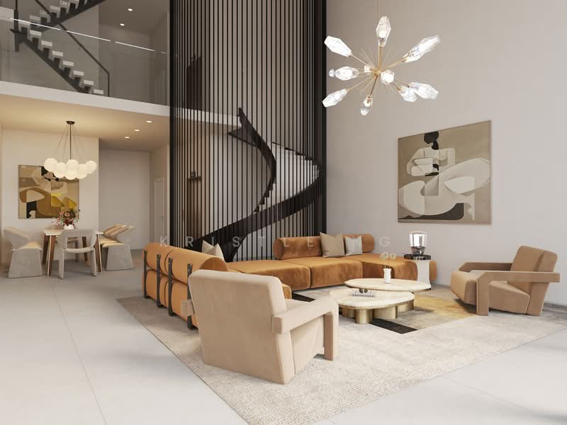 PrestigeHomes - Boon Teck, Brand New FREEHOLD 5 Bed 4 Bath, 3 Storey with Attic & Lift, , 5 Bedrooms, 5,425 sqft, Terraced House For Sale, by Kristle Ng, 500147984 - Living Room - PropertyGuru.com.sg
